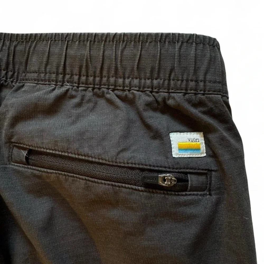Vuori Black/Dark grey Ripstop Outdoor Athletic Pants - Men's Small
